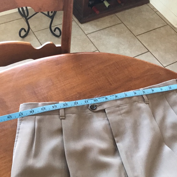 Jaymar-Ruby Vintage 34 x 30 men’s pants w buttons for suspenders, pleated front. - Picture 6 of 12